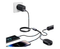 USAMS Kabel 4w1 2xUSB-C/Lightning/MicroUSB 15W 1,2m Aluminum - 1569021 - zdjęcie 6